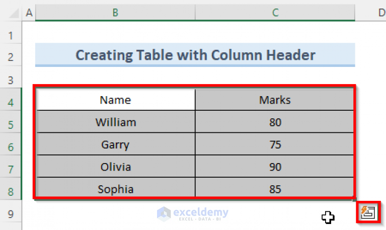 how-to-create-excel-table-with-row-and-column-headers