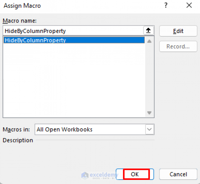 how-to-hide-columns-with-button-in-excel-4-suitable-methods