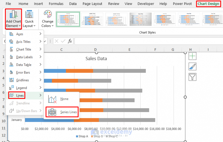 how-to-add-a-trendline-to-a-stacked-bar-chart-in-excel-2-ways