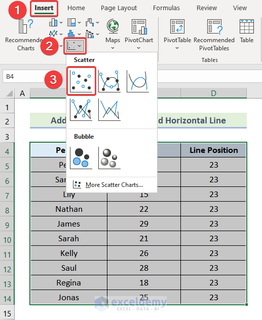 how-to-add-a-horizontal-line-in-excel-scatter-plot-printable-templates