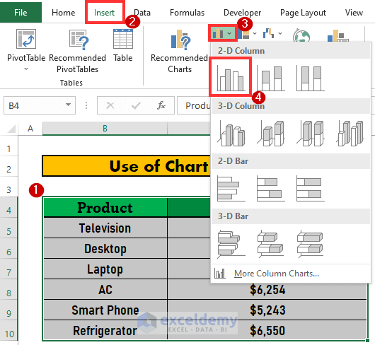 how-to-add-primary-minor-vertical-gridlines-in-excel-2-ways