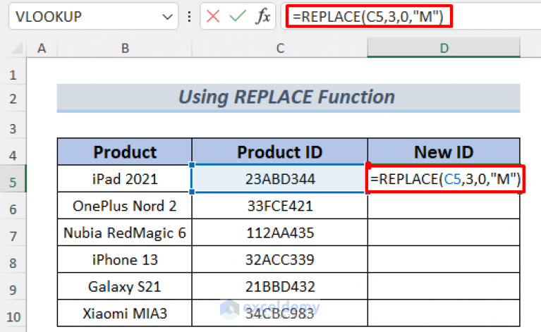 How to Add Text in the Middle of a Cell in Excel (5 Easy Methods)