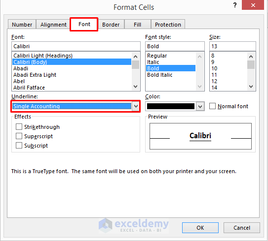 how-to-apply-single-accounting-underline-format-in-excel