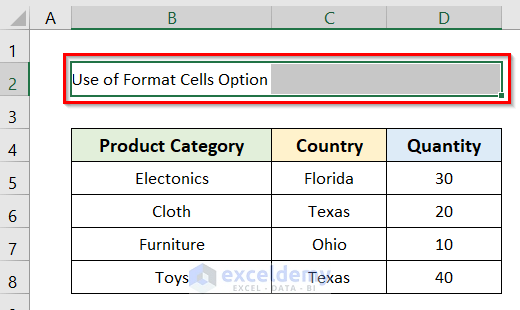 how-to-center-a-title-in-excel-2-quick-ways-exceldemy