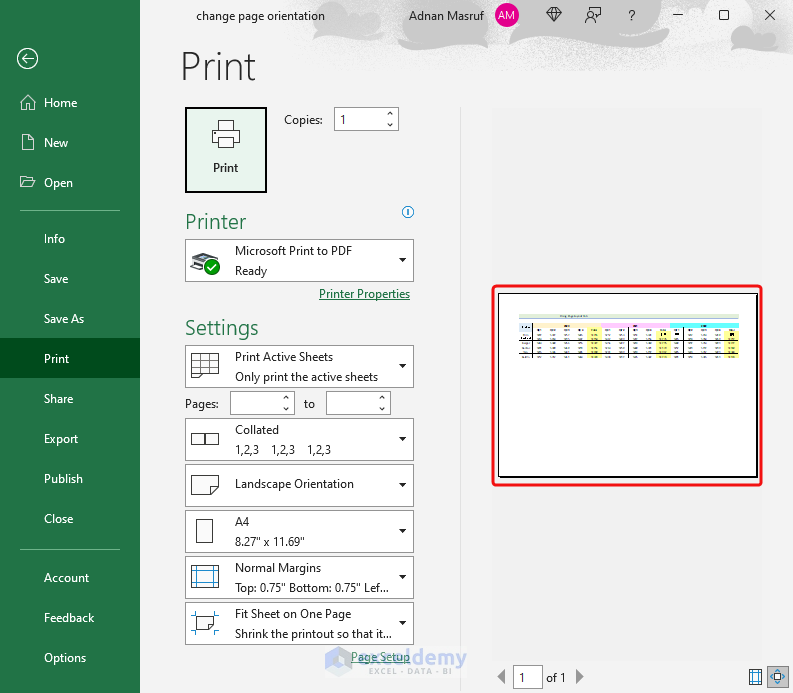 how-to-change-page-orientation-in-excel-2-simple-methods