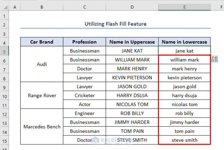 how-to-change-upper-case-to-lower-case-in-excel-5-effective-methods