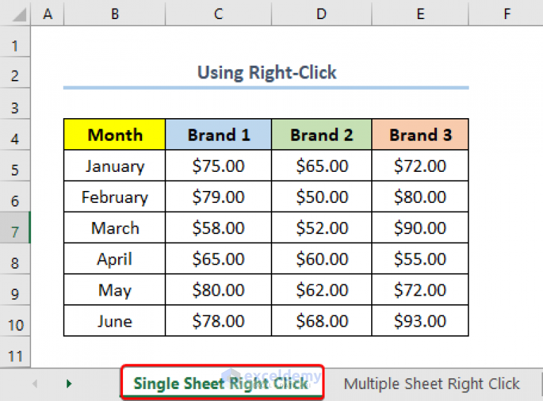 How to Change Worksheet Tab Color in Excel (5 Handy Methods)