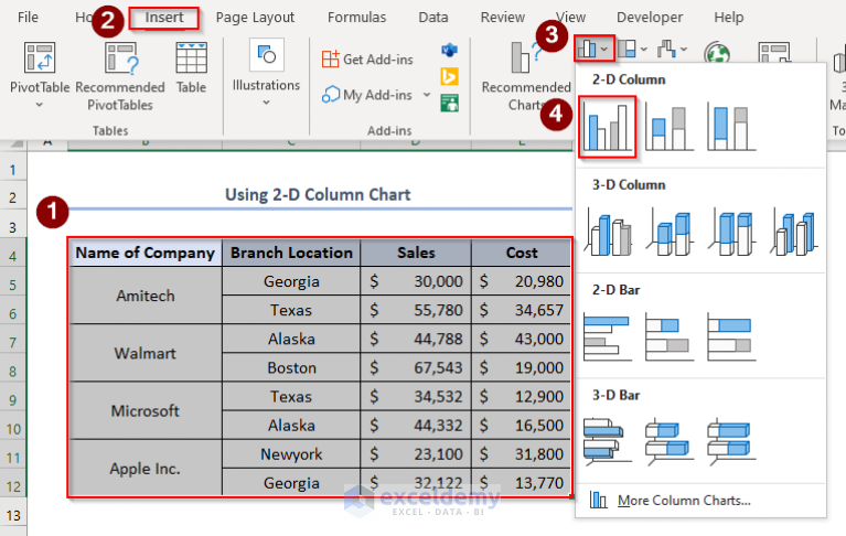 how-to-compare-two-sets-of-data-in-excel-chart-5-examples