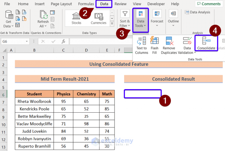 How To Consolidate Data From Multiple Ranges In Excel 2 Easy Ways 6019