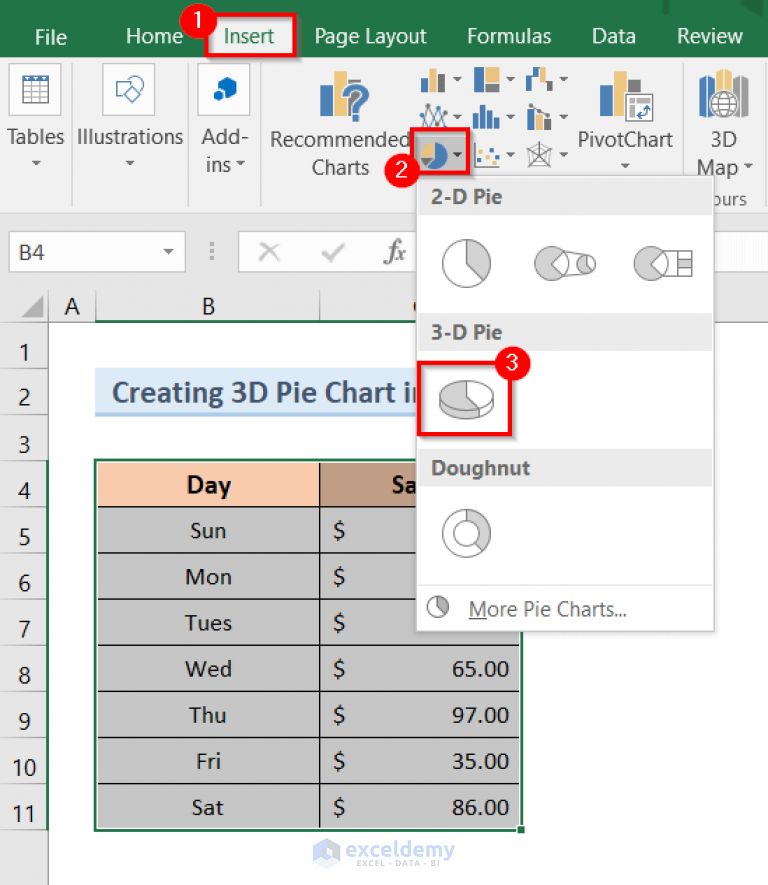 how-to-create-a-3d-pie-chart-in-excel-with-easy-steps