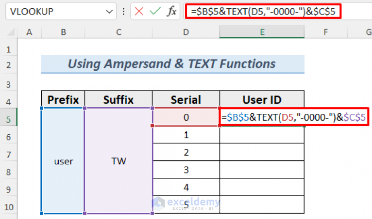 how-to-create-a-number-sequence-with-text-in-excel-5-methods