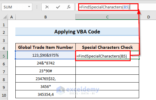 How To Find Special Characters In Excel 3 Easy Methods 