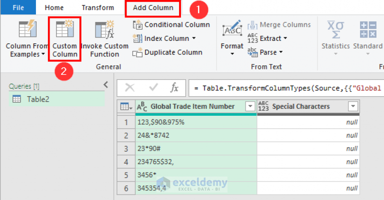 How To Identify Special Characters In Excel Column