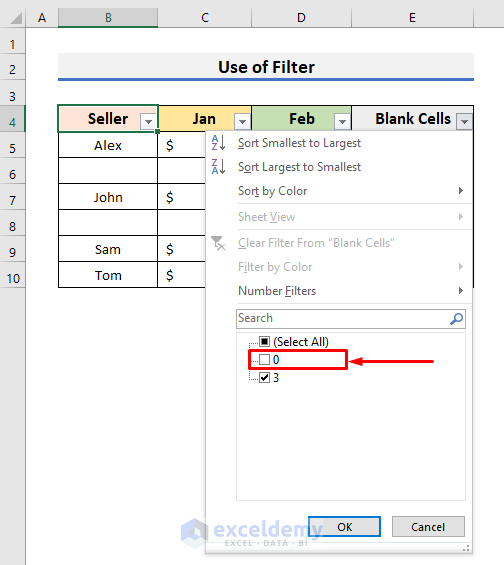 How To Hide Blank Cells In Excel 5 Easy Ways ExcelDemy