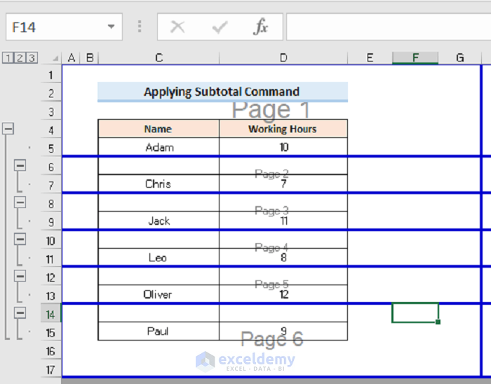 how-to-insert-page-break-between-rows-in-excel-exceldemy