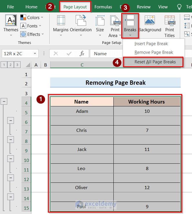 how-to-insert-page-break-between-rows-in-excel-exceldemy