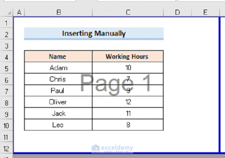 how-to-insert-page-break-in-excel-between-rows-exceldemy