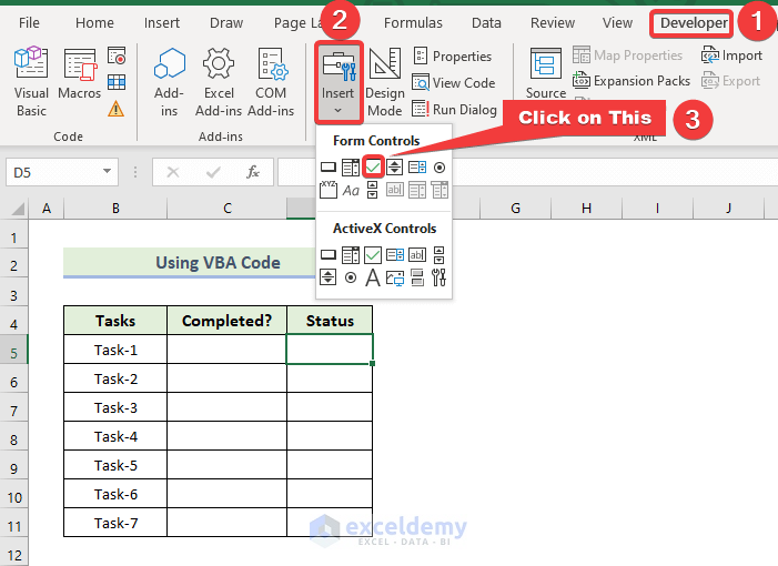 How To Link Multiple Checkboxes In Excel 3 Easy Methods 