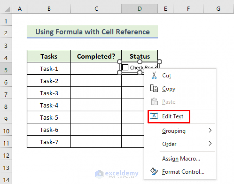 how-to-link-multiple-checkboxes-in-excel-3-easy-methods