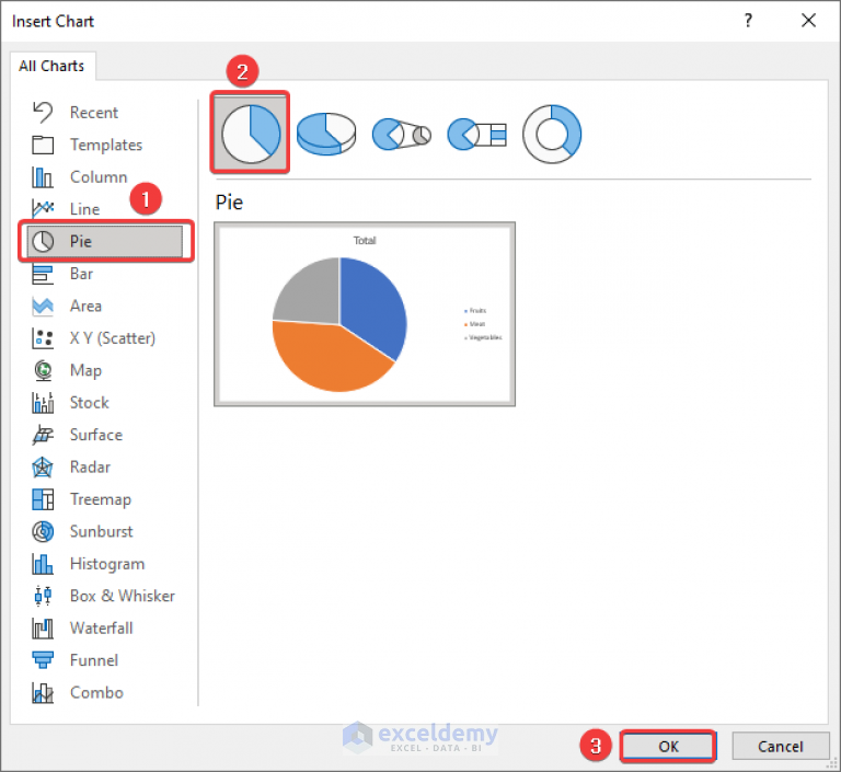 how-to-make-a-pie-chart-with-multiple-data-in-excel-2-ways