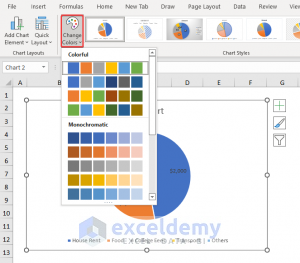 How to Make a Pie Chart with Multiple Data in Excel (2 Ways)