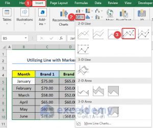 How to Make a Price Comparison Chart in Excel (3 Suitable Examples)