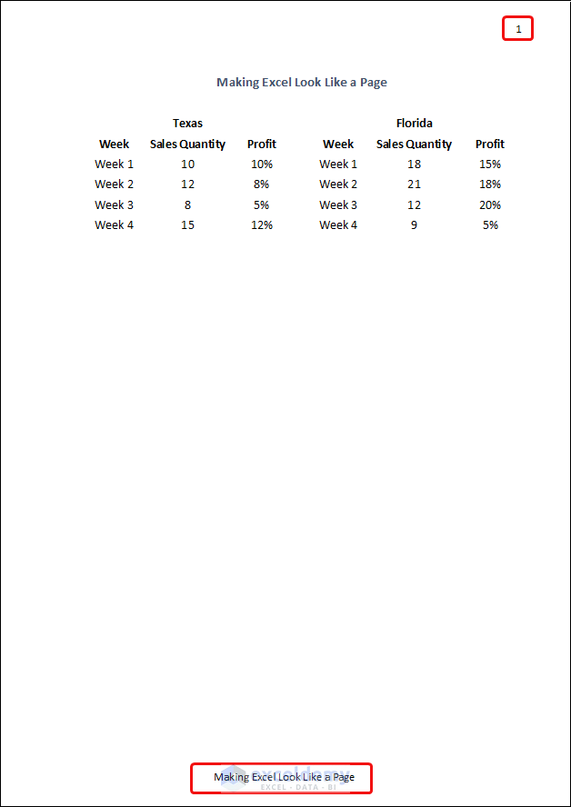 how-to-make-excel-look-like-a-page-with-easy-steps