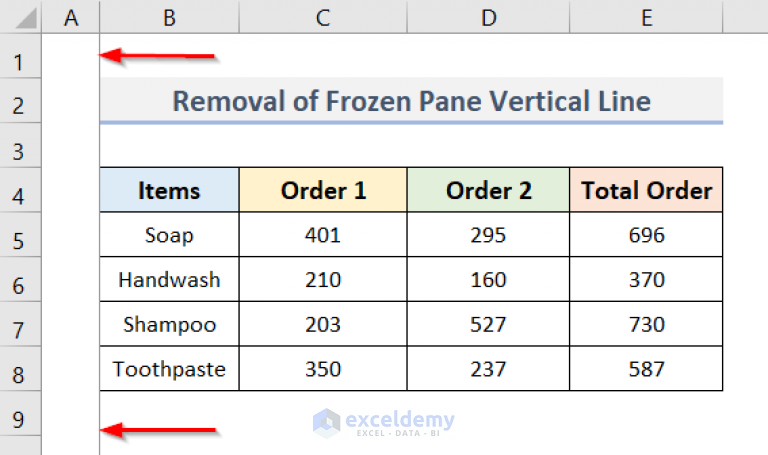 how-to-remove-vertical-line-in-excel-5-ideal-examples