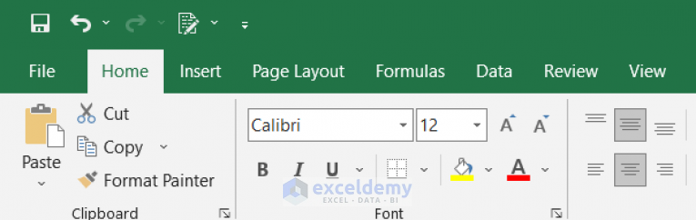 How To Show Menu Bar In Excel (2 Common Cases) - ExcelDemy