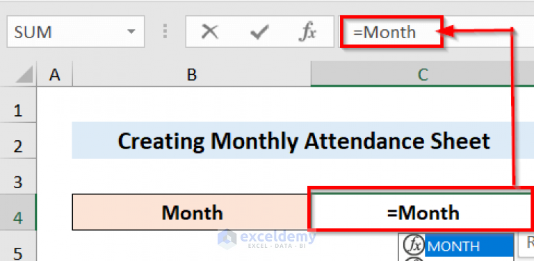 how-to-create-monthly-attendance-sheet-in-excel-with-formula