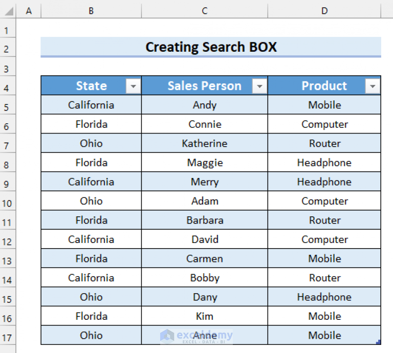 create-a-search-box-in-excel-with-vba-5-suitable-examples