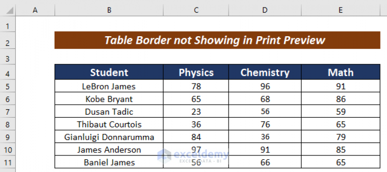 fixed-border-not-showing-in-excel-6-solutions-exceldemy