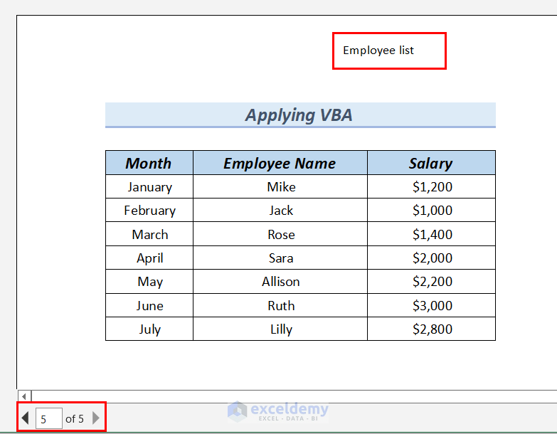 How To Add Same Header To All Sheets In Excel 5 Easy Methods 