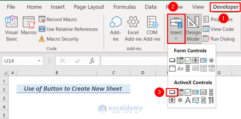 How To Create New Sheet From Template Using Macro In Excel