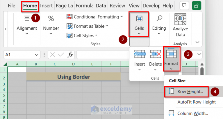 How To Draw To Scale In Excel (2 Easy Ways) - Exceldemy