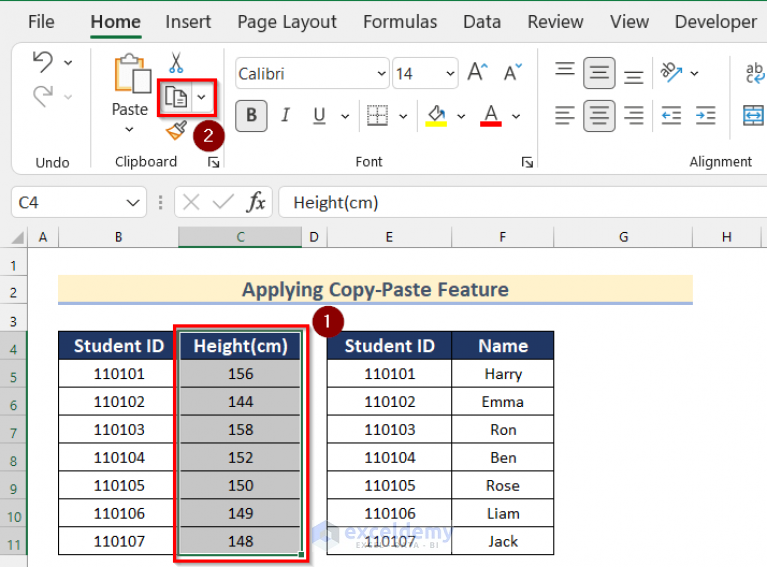 how-to-merge-two-tables-in-excel-with-common-column-5-ways