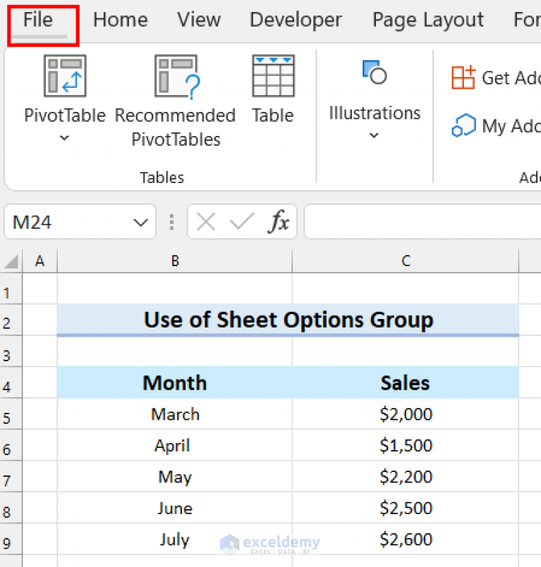 How To Show Gridlines In Excel When Printing