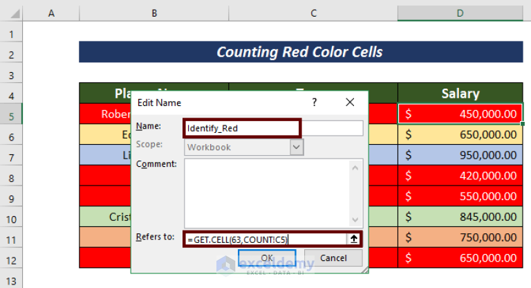 If Cell Color Is Red Then Execute Different Functions in Excel