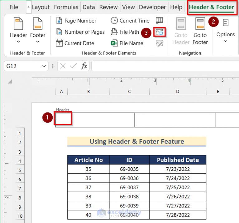 how-to-insert-logo-in-excel-header-4-easy-ways-exceldemy