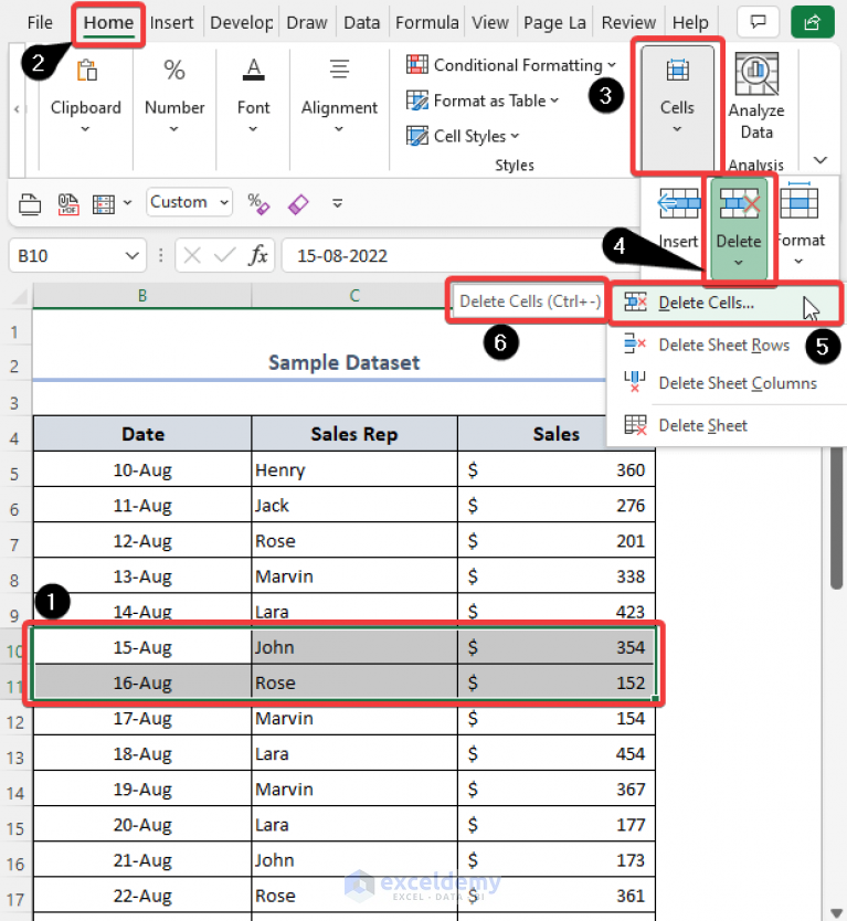 How to Clear Multiple Cells in Excel (2 Effective Methods)