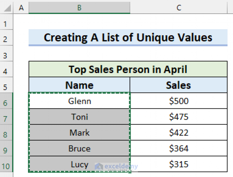 7-ways-to-generate-unique-values-list-in-excel-www-vrogue-co