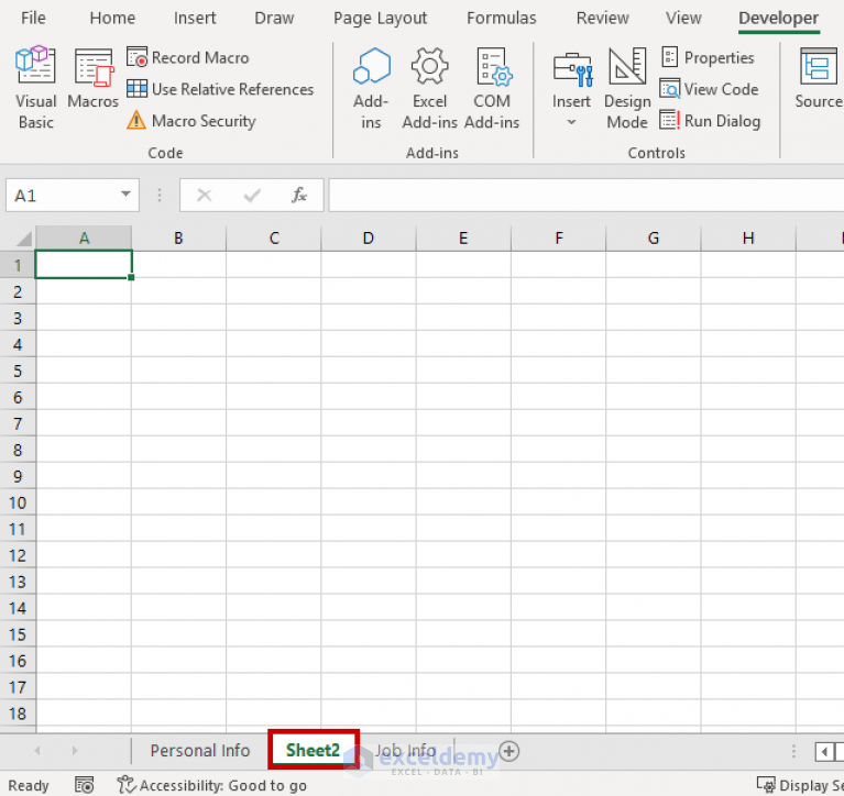 How to Add Sheet After Current One with Excel VBA (3 Variants)