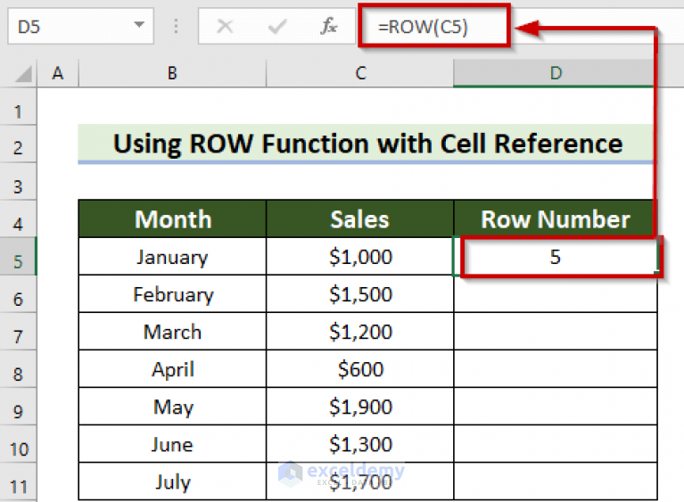 how-to-get-row-number-of-current-cell-in-excel-4-quick-ways