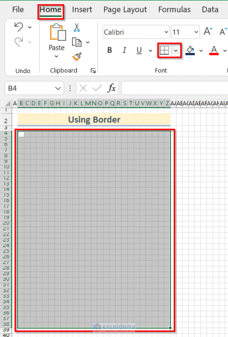 How to Draw to Scale in Excel (2 Easy Ways) - ExcelDemy