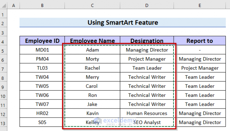 how-to-make-hierarchy-chart-in-excel-3-easy-ways-exceldemy