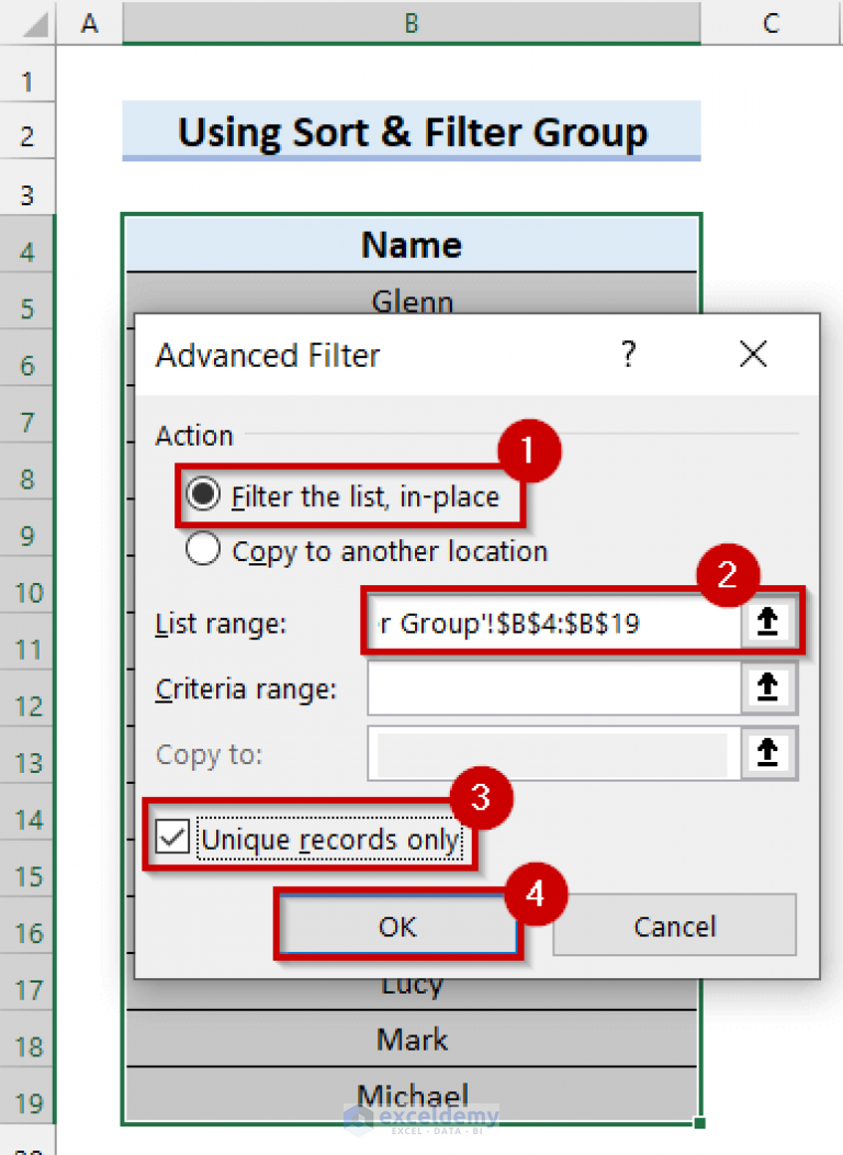 excel-enthusiasts-unique-values