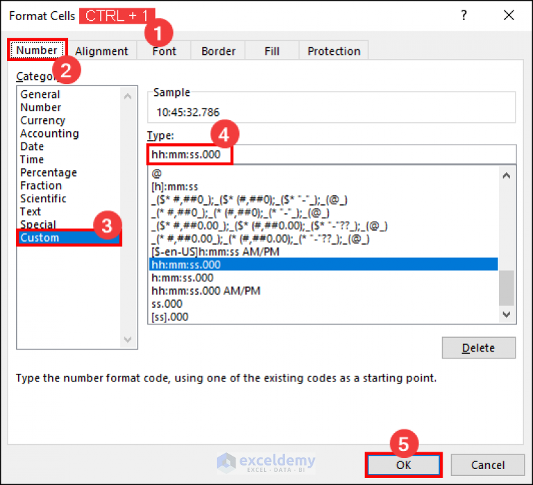 how-to-display-milliseconds-in-excel-basic-excel-tutorial