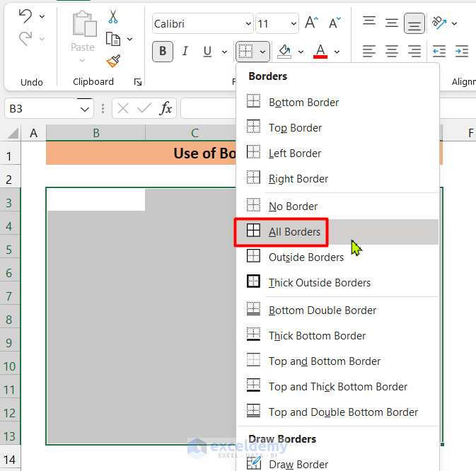 How To Create A Table Without Data In Excel 2 Easy Methods 