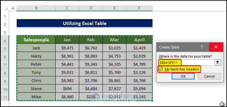 how-to-repeat-header-row-when-scrolling-in-excel-6-ways