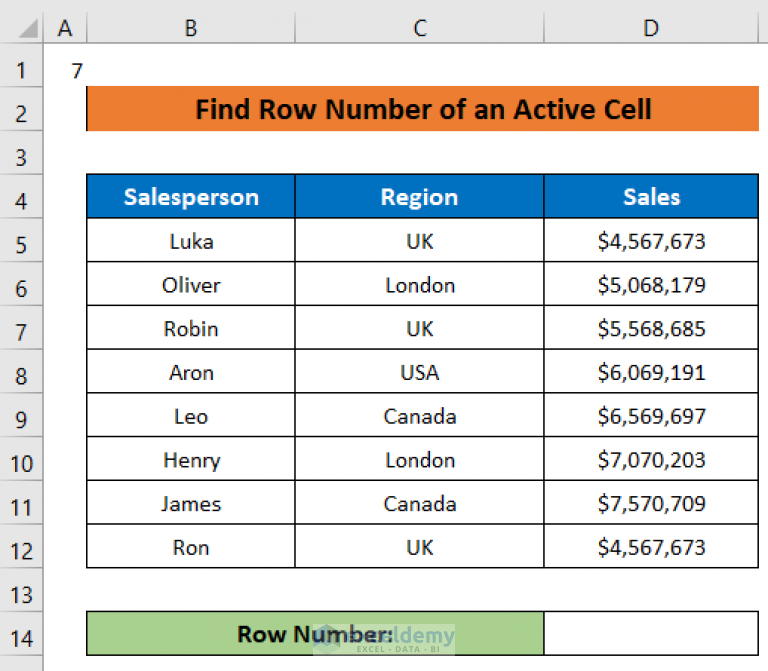 How To Find Row Number Using VBA In Excel 4 Macros 